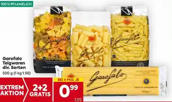 Billa Garofalo Teigwaren div. Sorten Angebot