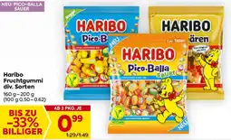 Billa Haribo Fruchtgummi div. Sorten Angebot