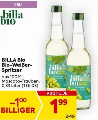 Billa BILLA Bio Bio Weißer Spritzer Angebot