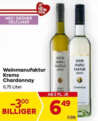 Billa Weinmanufaktur Krems Chardonnay Angebot