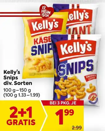 Billa Kelly's Snips div. Sorten Angebot