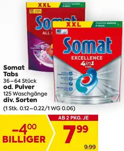 Billa Somat Tabs Angebot