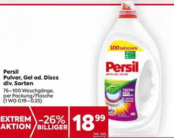 Billa Persil Pulver, Gel od. Discs div. Sorten Angebot