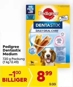 Billa Pedigree Dentastix Medium Angebot