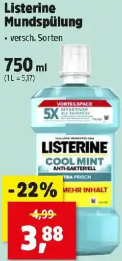 Thomas Philipps Listerine Mundspülung Angebot