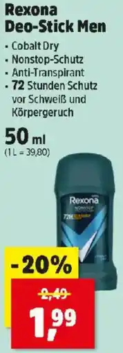 Thomas Philipps Rexona Deo-Stick Men Angebot