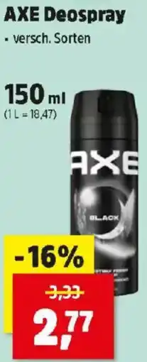 Thomas Philipps AXE Deospray Angebot