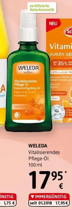 dm Weleda Vitalisierendes Pflege-Öl Angebot