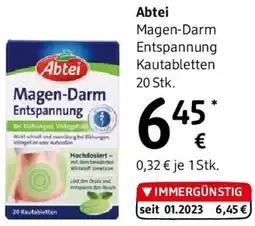 dm Abtei Magen-Darm Entspannung Kautabletten Angebot