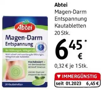 dm Abtei Magen-Darm Entspannung Kautabletten Angebot