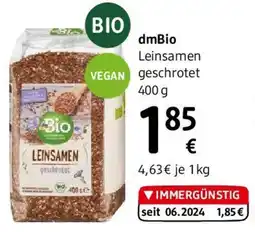 dm dmBio Leinsamen geschrotet Angebot
