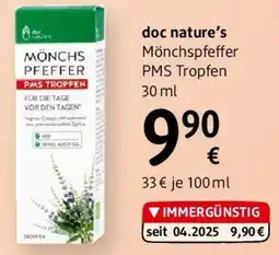 dm doc nature's Mönchspfeffer PMS Tropfen Angebot