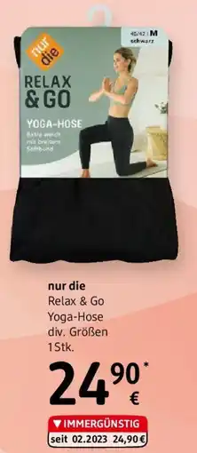 dm nur die Relax & Go Yoga-Hose Angebot