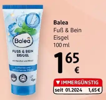 dm Balea Fuẞ & Bein Eisgel Angebot