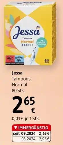 dm Jessa Tampons Normal Angebot