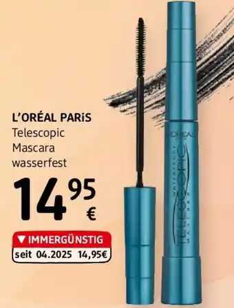 dm L'oréal Paris Telescopic Mascara wasserfest Angebot