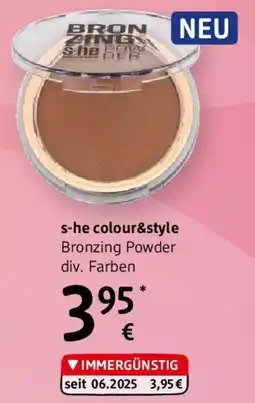 dm s-he colour&style Bronzing Powder Angebot