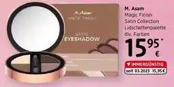 dm M. Asam Magic Finish Satin Collection Lidschattenpalette Angebot