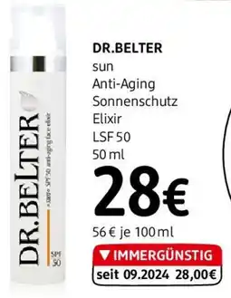 dm Dr.Belter Sun Anti-Aging Sonnenschutz Elixir LSF 50 Angebot