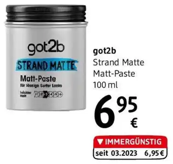dm got2b Strand Matte Matt Paste Angebot