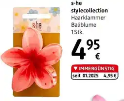 dm s-he stylecollection Haarklammer Baliblume Angebot