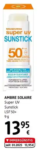 dm Amber Solaire Super UV Sunstick LSF 50 Angebot