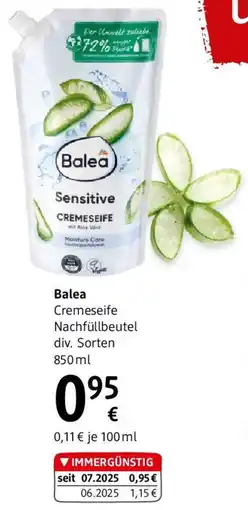 dm Balea Cremeseife Nachfüllbeutel Angebot