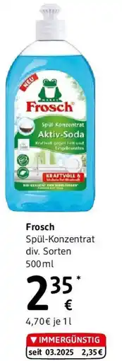 dm Frosch Spül Konzentrat Angebot