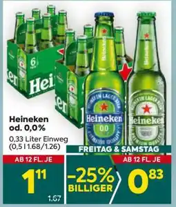 Billa Heineken od. 0,0 % Angebot