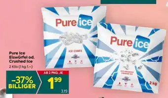 Billa Pure Ice Eiswürfel od. Crushed Ice Angebot