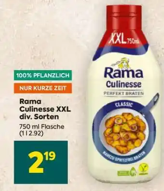 Billa Rama Culinesse XXL div. Sorten Angebot