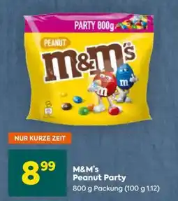 Billa M&M’s Peanut Party Angebot