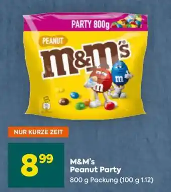 Billa M&M’s Peanut Party Angebot