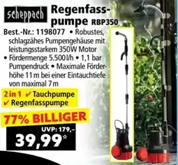Norma Scheppach Regenfass- pumpe Angebot