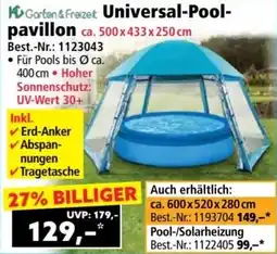 Norma Garten & Freizeit Universal-Poolpavillon Angebot