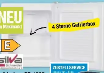 Maximarkt Silva Schneider Gefrierbox GB 1565 Angebot