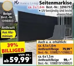 Norma Seitenmarkise Angebot