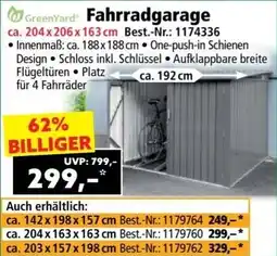 Norma Green Yard Fahrradgarage Angebot