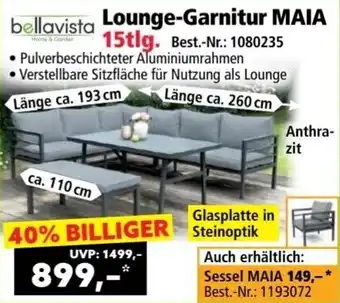 Norma bellavista Lounge-Garnitur Maia Angebot