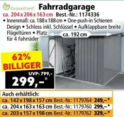 Norma GreenYard Fahrradgarage Angebot