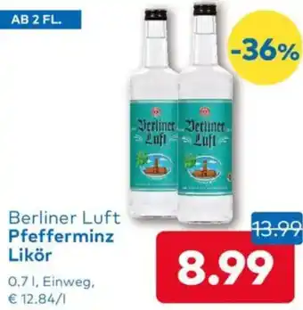 T&G Berliner Luft Pfefferminz Likör Angebot