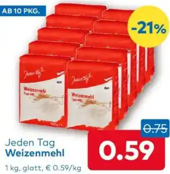 T&G Jeden Tag Weizenmehl Angebot