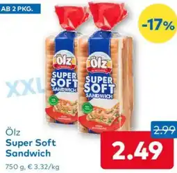 T&G Ölz Super Soft Sandwich Angebot