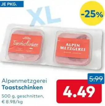 T&G Alpenmetzgerei Toastschinken Angebot