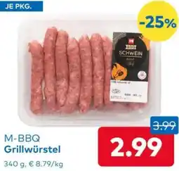 T&G M-BBQ Grillwürstel Angebot
