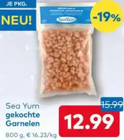 T&G Sea Yum gekochte Garnelen Angebot