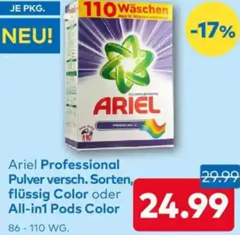 T&G Ariel Professional Pulver versch. Sorten, flüssig Color oder All-in1 Pods Color Angebot
