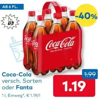 T&G Coca-Cola oder Fanta Angebot