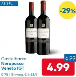 T&G Castelbarco Neropasso Veneto IGT Angebot