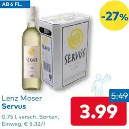 T&G Lenz Moser Servus Angebot